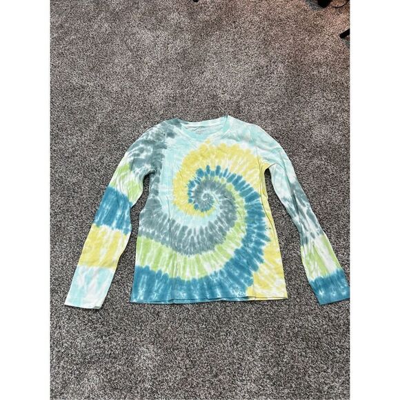 Lands end tie dye shirt size 10/12. C33-25 - Picture 1 of 4